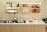 Silver Color Kitchen Houseware Organizer For Holding Kitchen Appliance