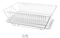 Antique Style White Stainless Steel Wire Basket Kitchen Multi Purpose Stand