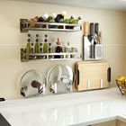 Large Capacity Durable Stainless Steel Kitchen Rack With Drain Board