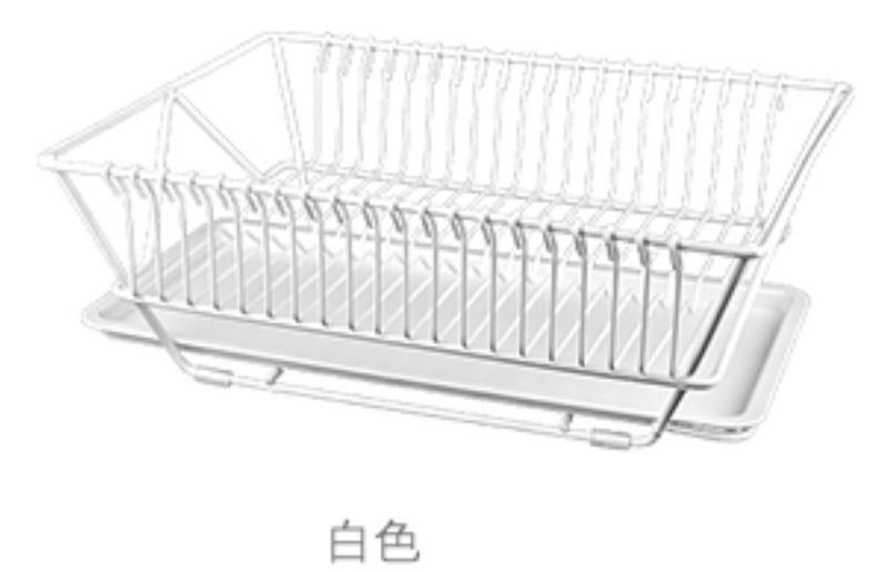 Metal Construction Kitchen Drying Rack , Removable Stainless Dish Rack